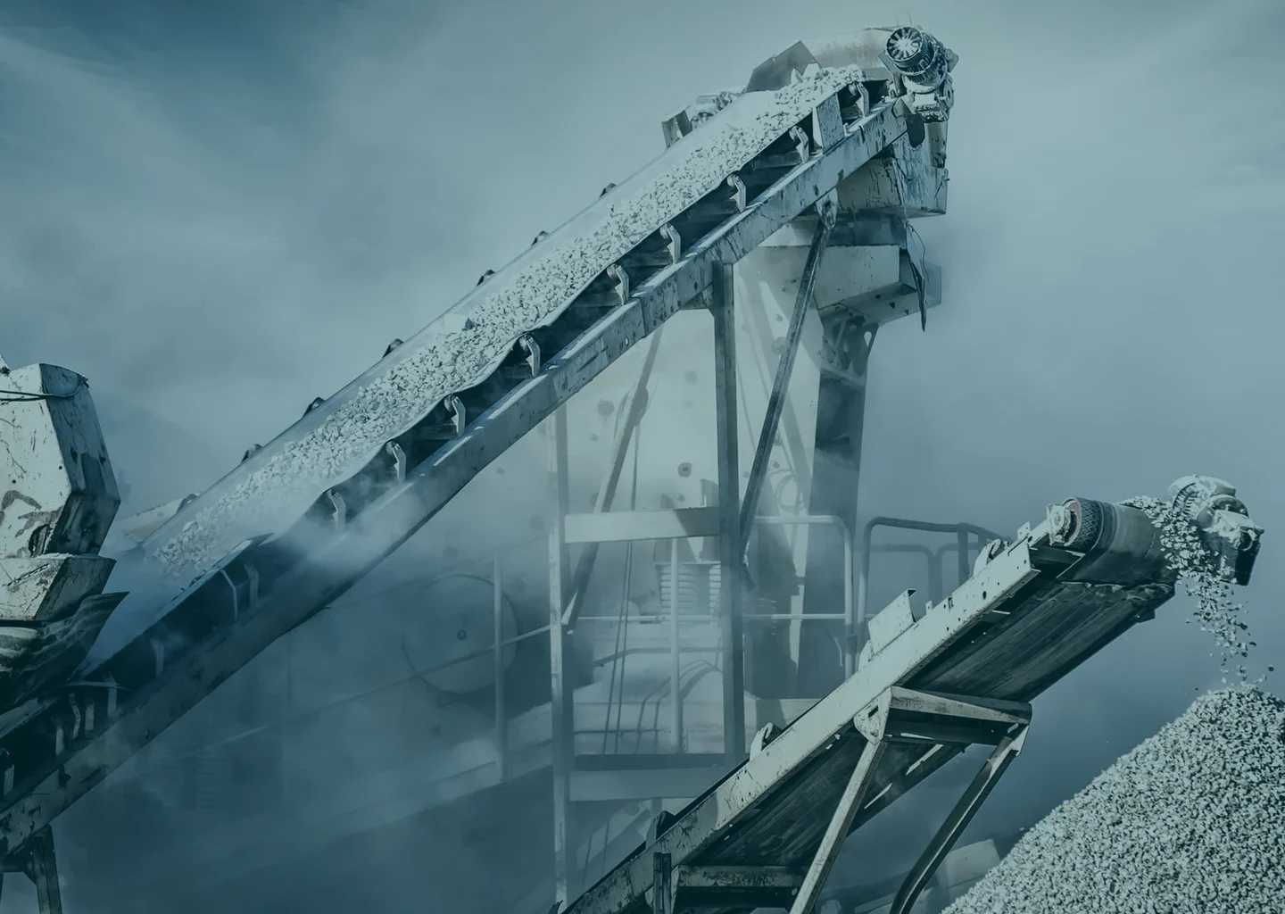 Material handling conveyor background