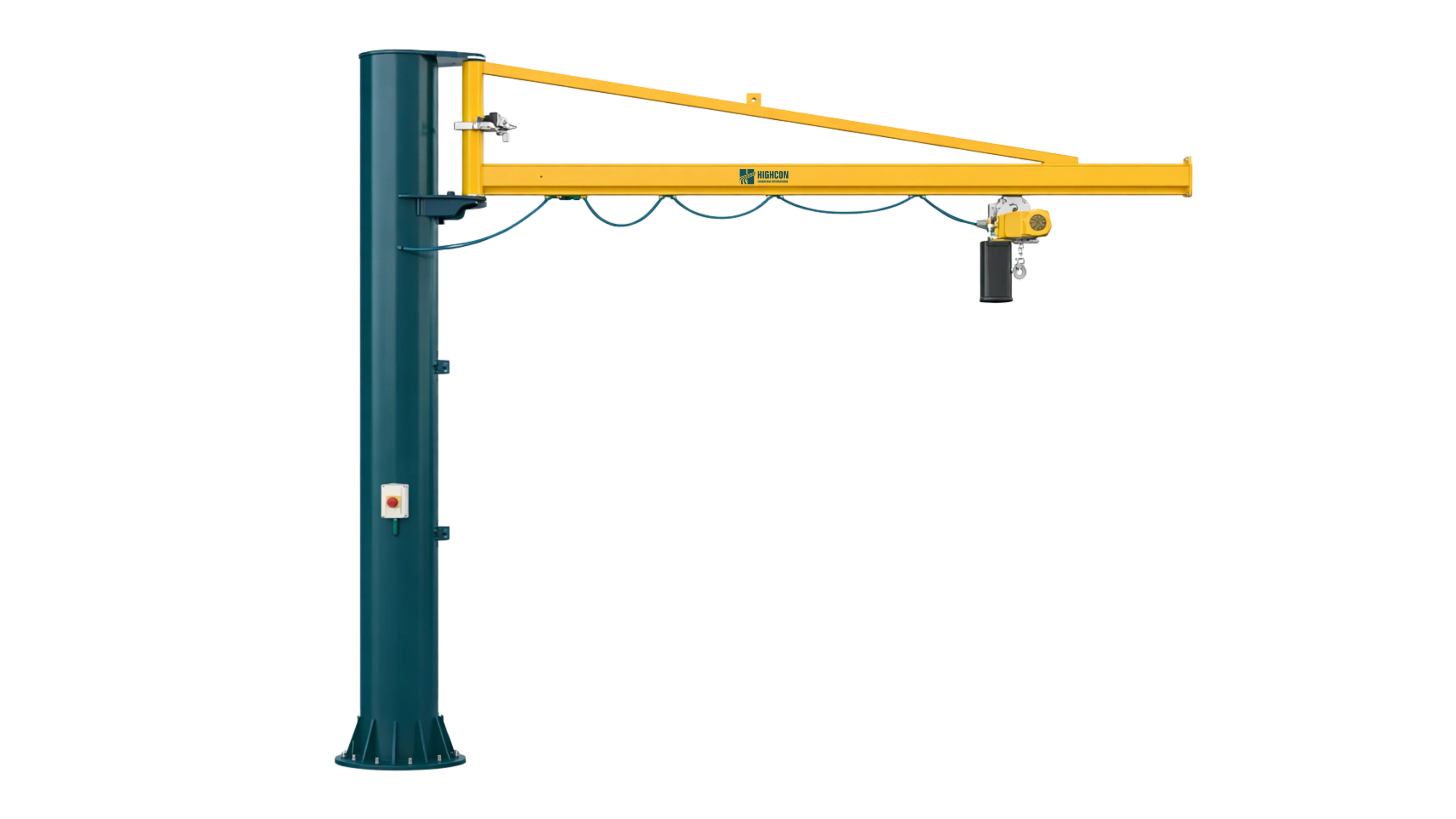 Pillar Jib Crane with Channel Shaped Profile Boom