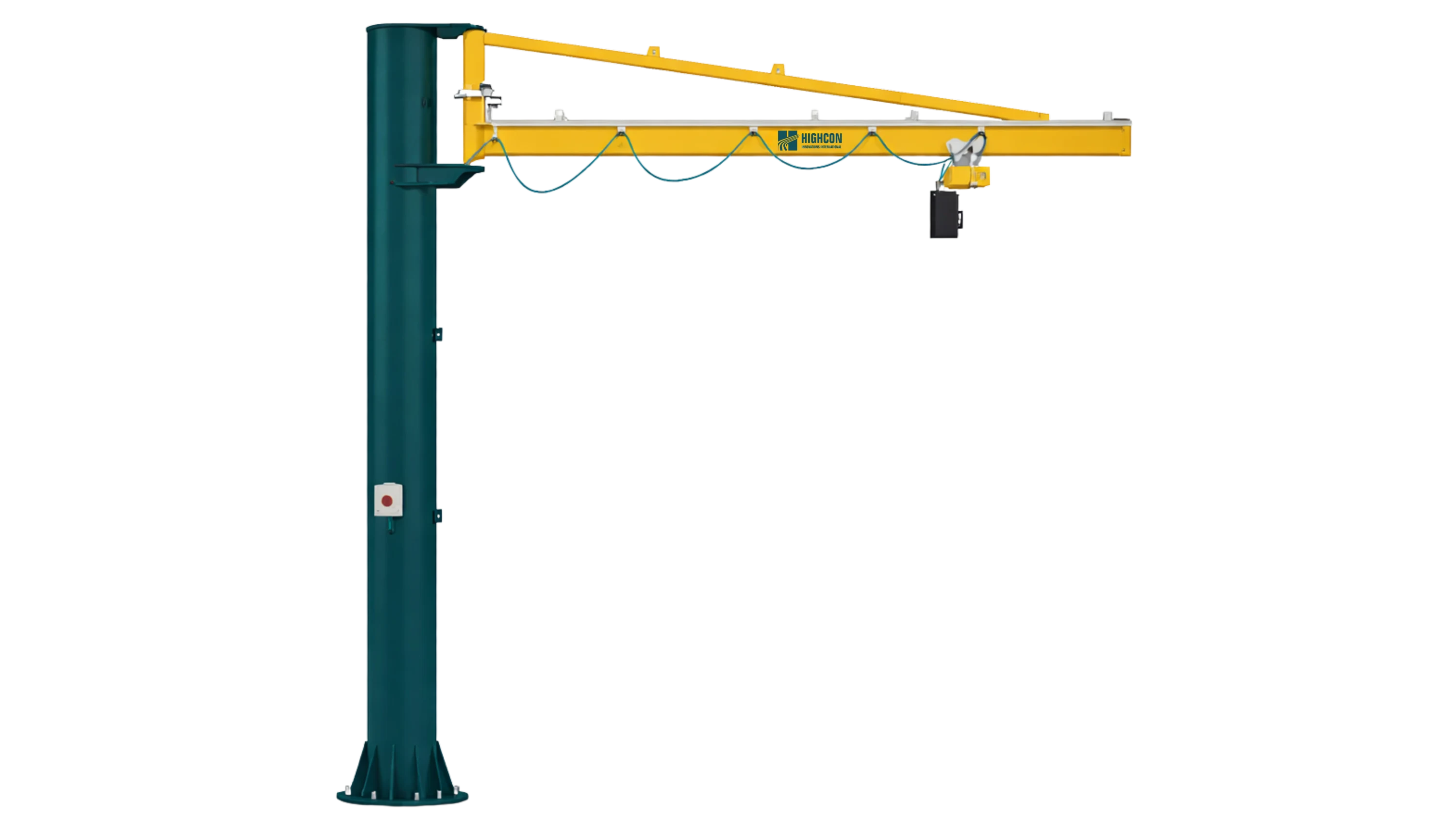Pillar Jib Crane with Girder Boom with tie rods