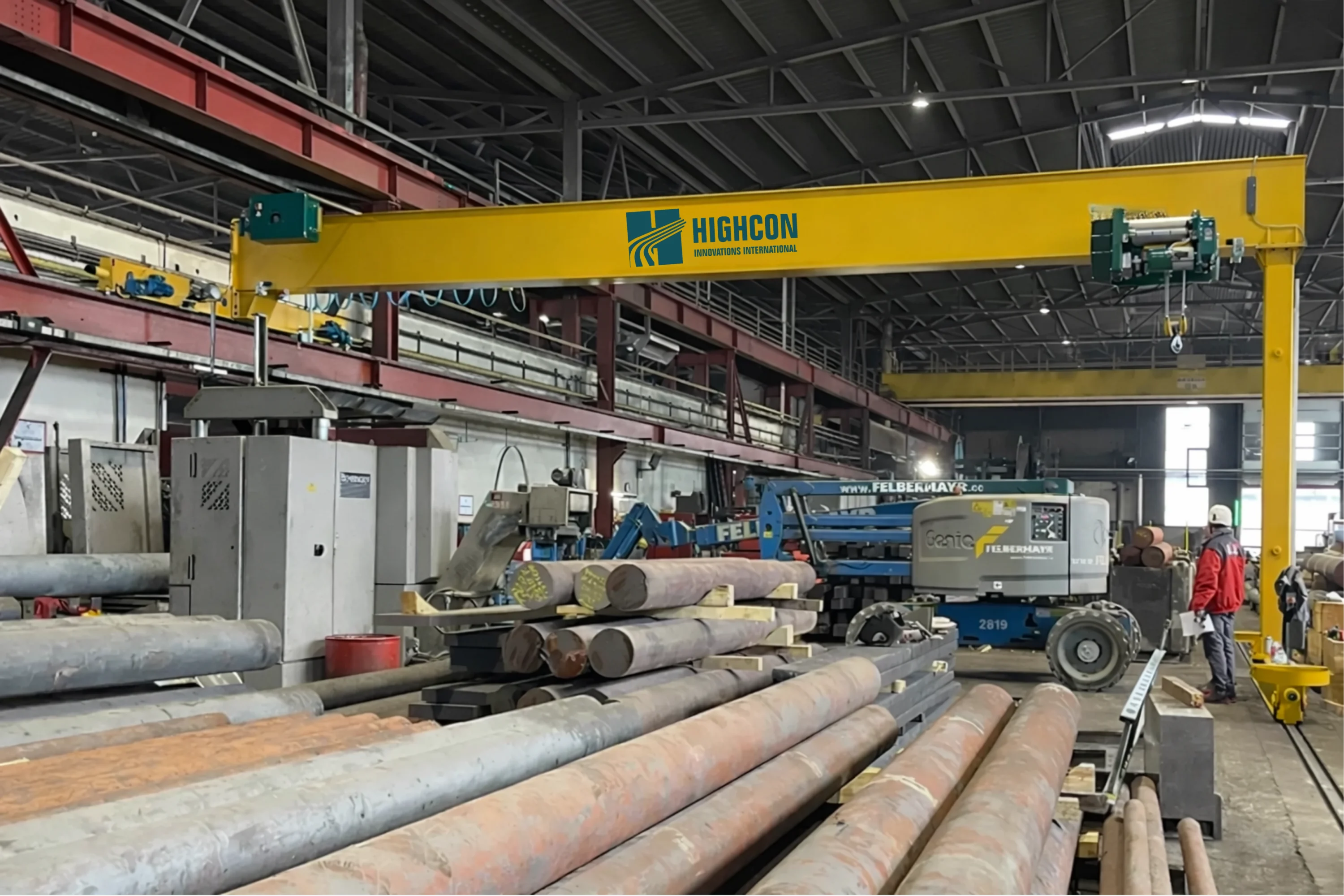 Semi-gantry crane view 1