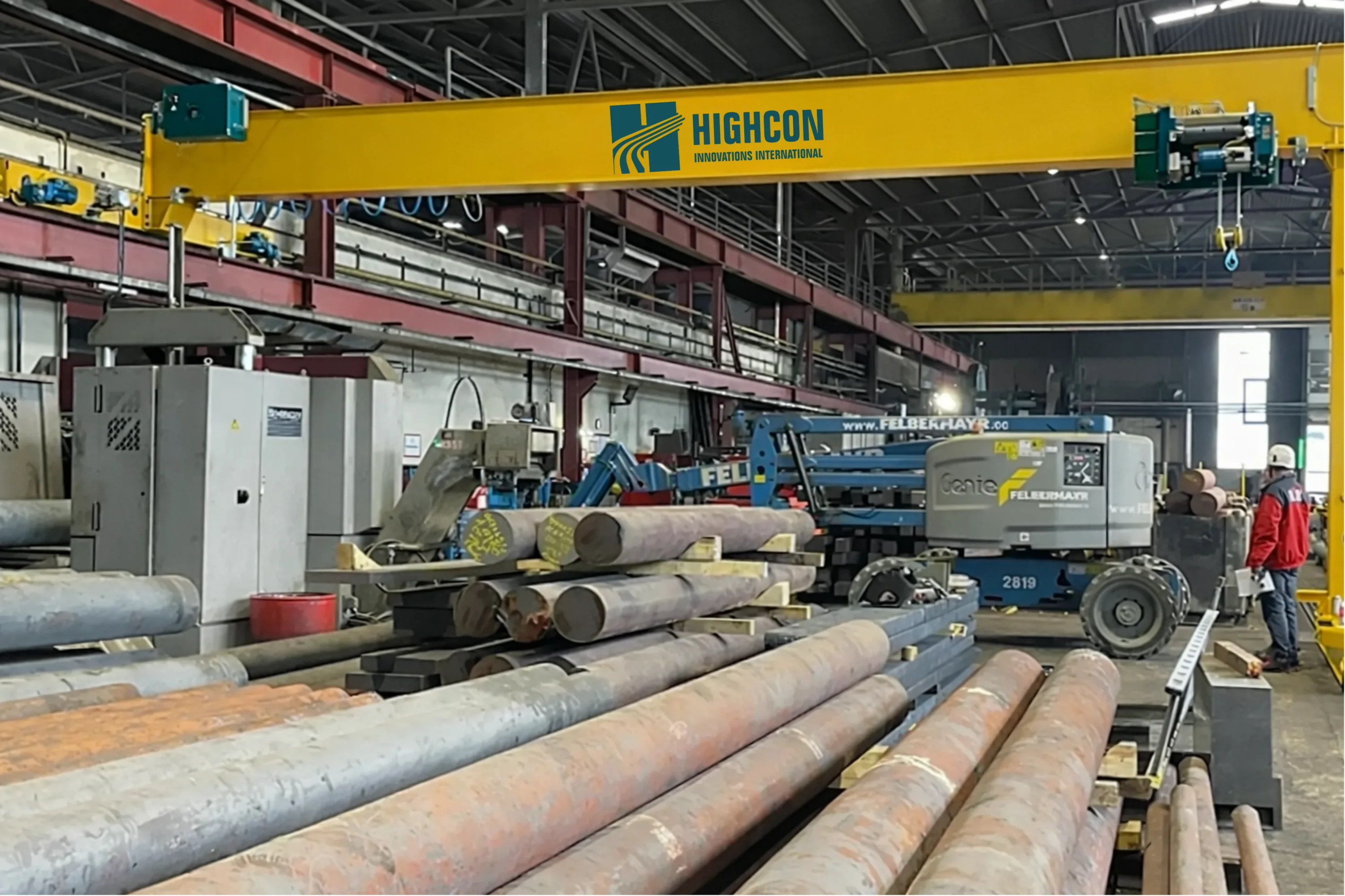 Semi-gantry cranes