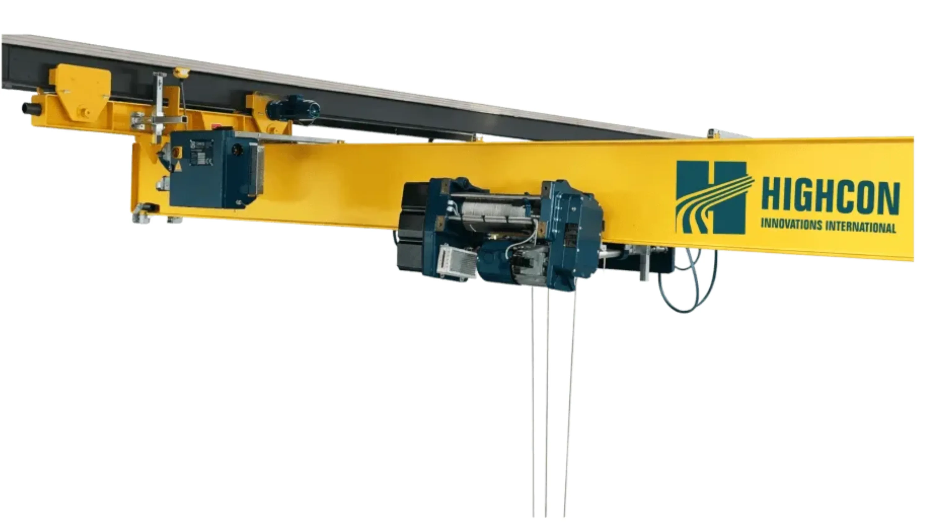 Suspended electric crane