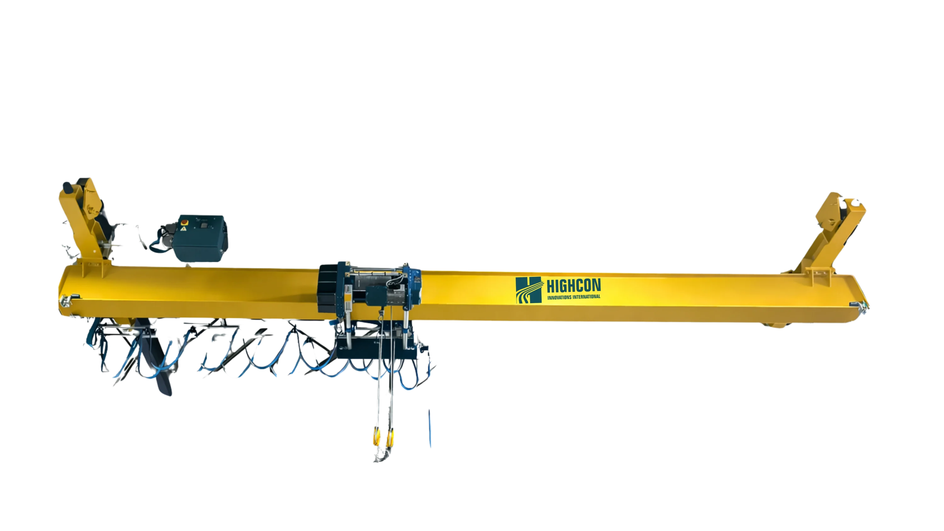 Suspended electric crane view 1